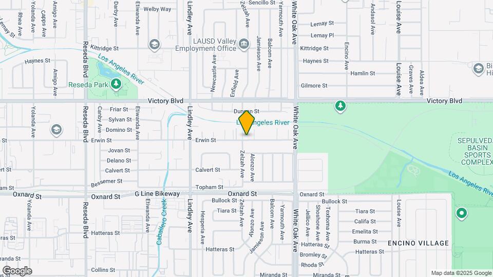 6300 Zelzah Ave Map and Location Details