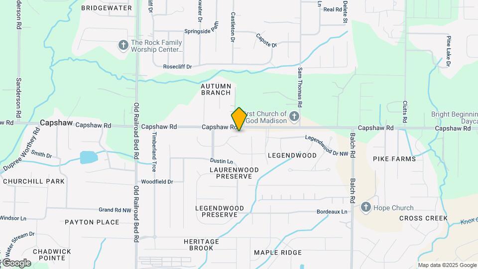 102 Blackwood Dr NW Mapa y Detalles de la Ubicación
