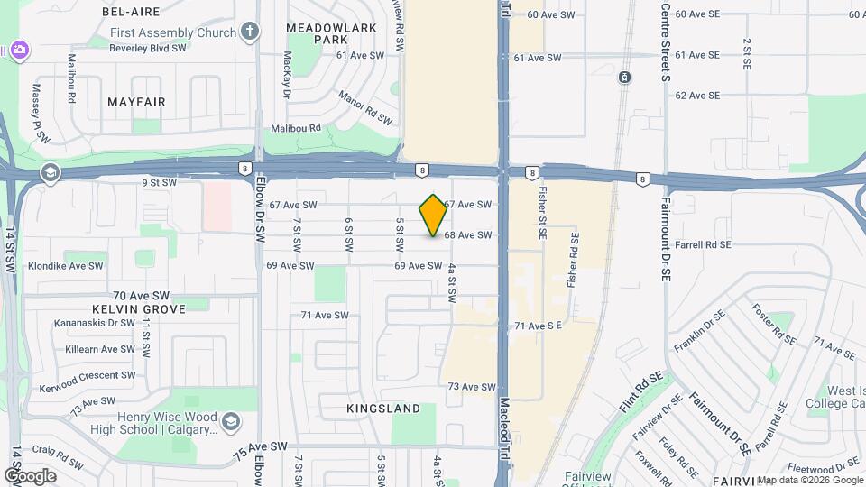 615B 68 Av SW Map and Location Details