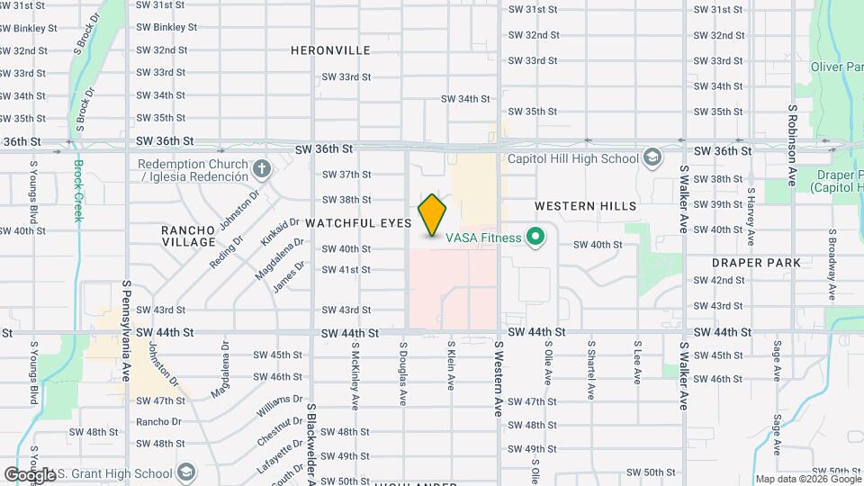 4028 S Douglas Ave Map and Location Details