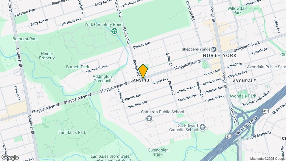 231-2355 SHEPPARD Ave Map and Location Details