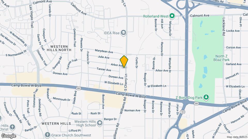 3208 S Cherry Ln Map and Location Details