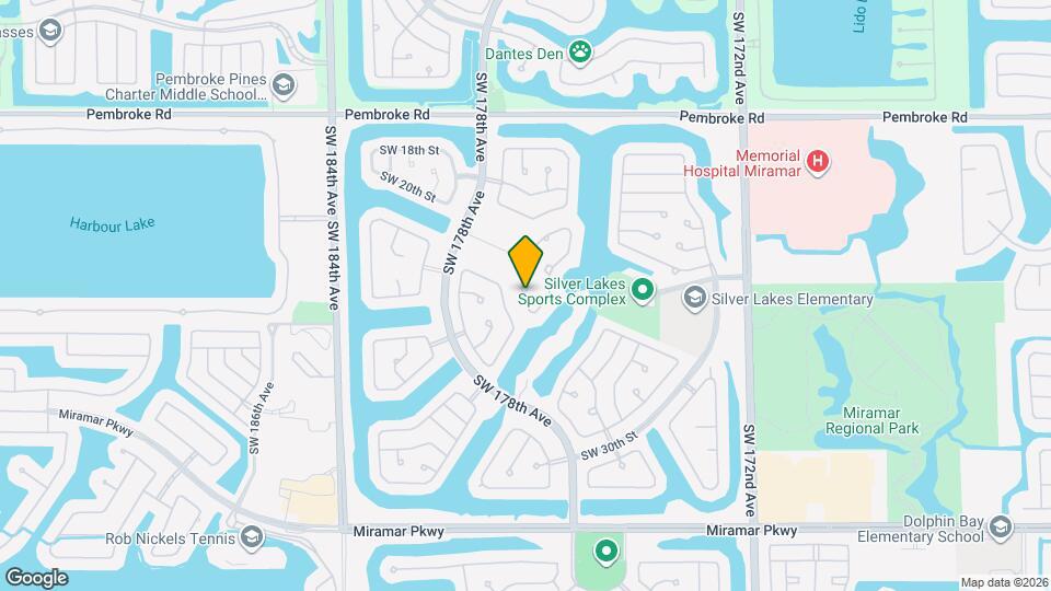 2167 SW 176th Ter Mapa y Detalles de la Ubicación