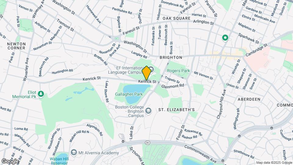 36 Kenrick St, Unit 1 Map and Location Details