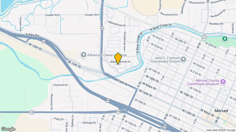 1624 W N Bear Creek Dr Map and Location Details