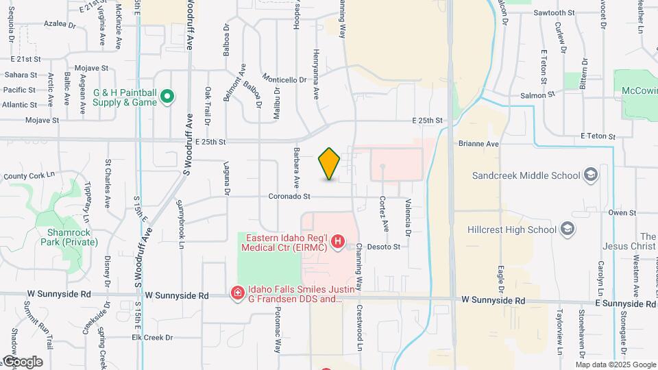 2845 Blackwood Map and Location Details