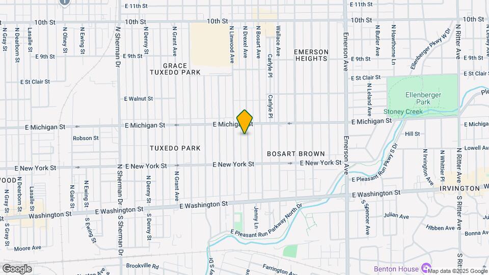 418 N Drexel Ave Map and Location Details