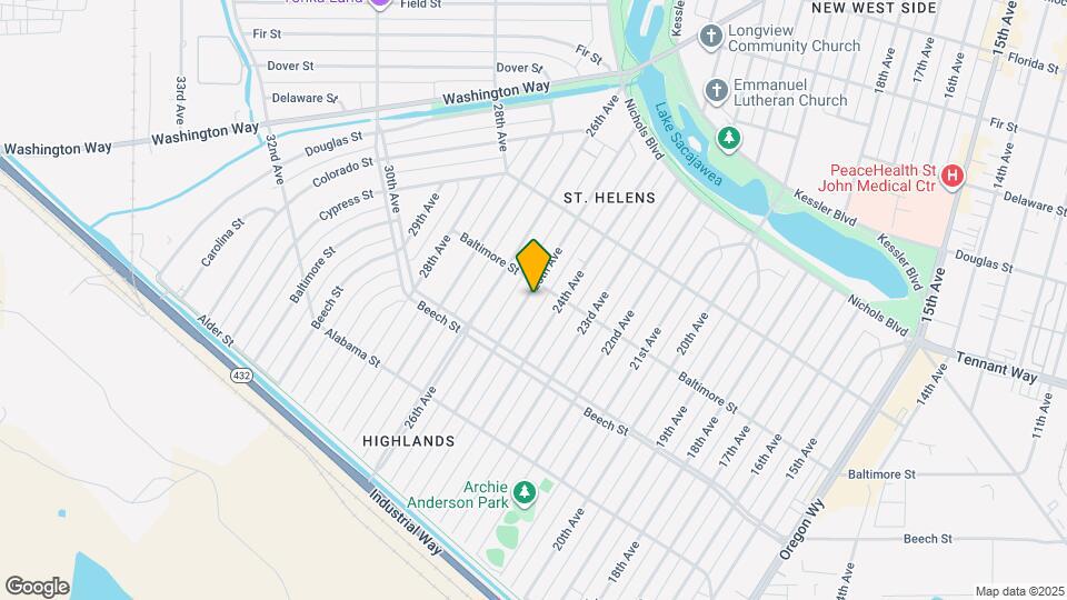 466 25th Ave Map and Location Details