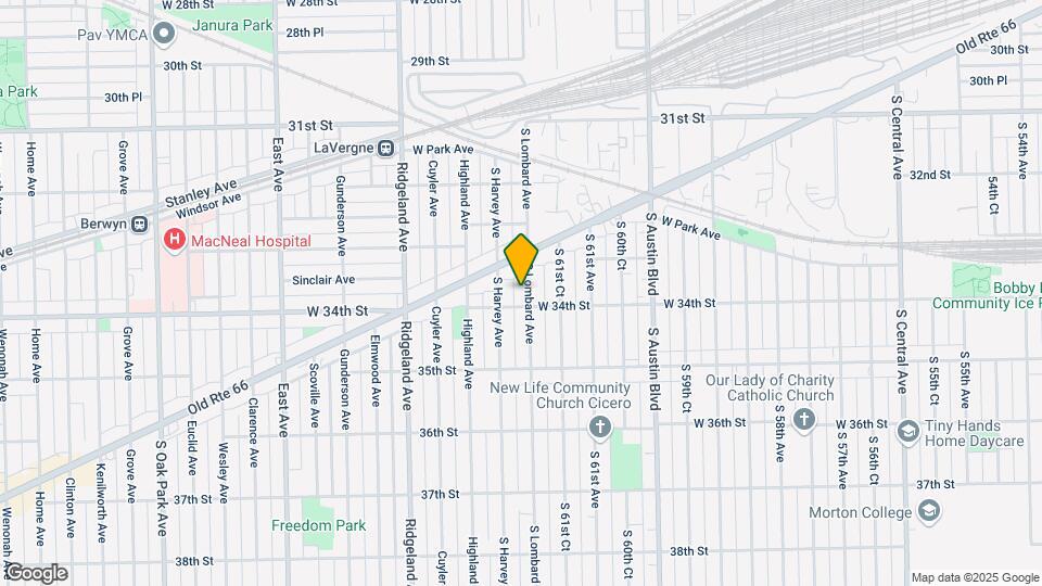 3340 Lombard Ave Map and Location Details