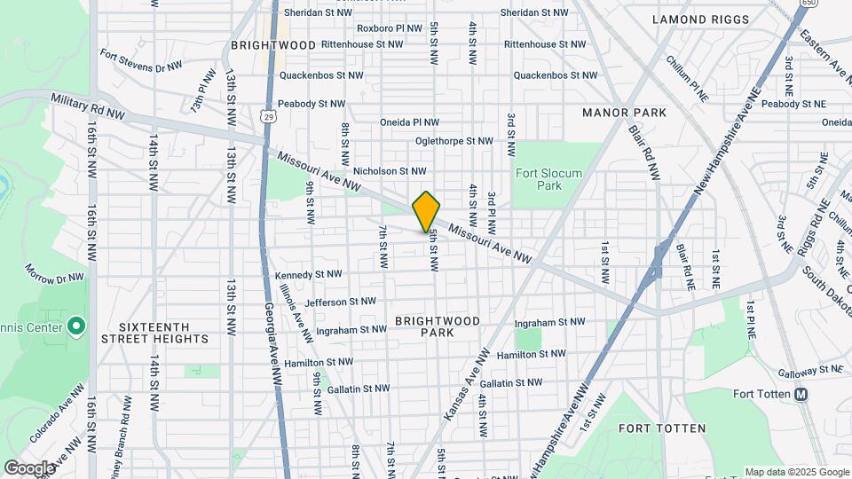 527 Longfellow St NW, Unit 1 Map and Location Details