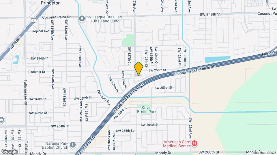 12634 SW 256th Terrace Map and Location Details