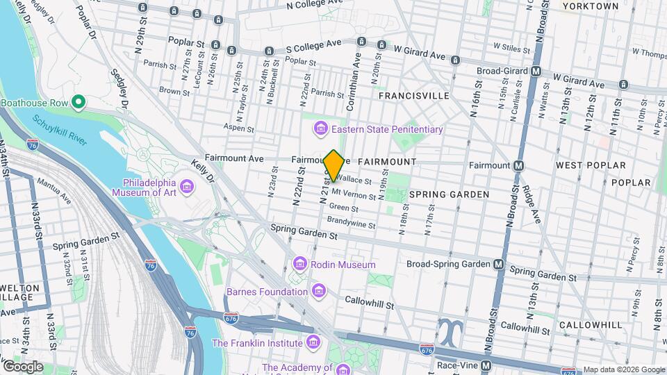 2043 Mt Vernon St Map and Location Details