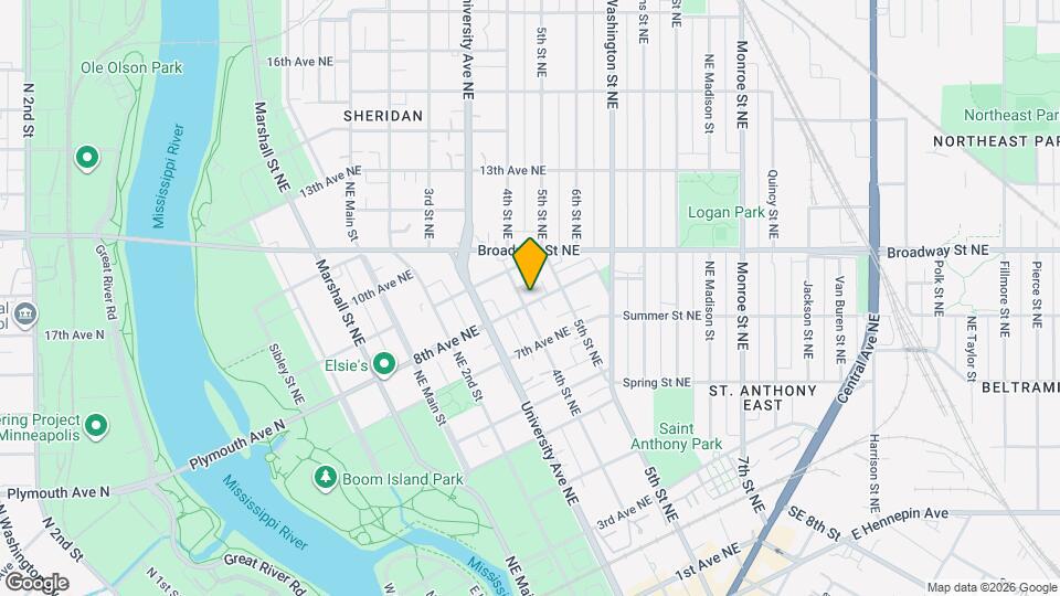 801 4th St NE, Unit 2 Map and Location Details
