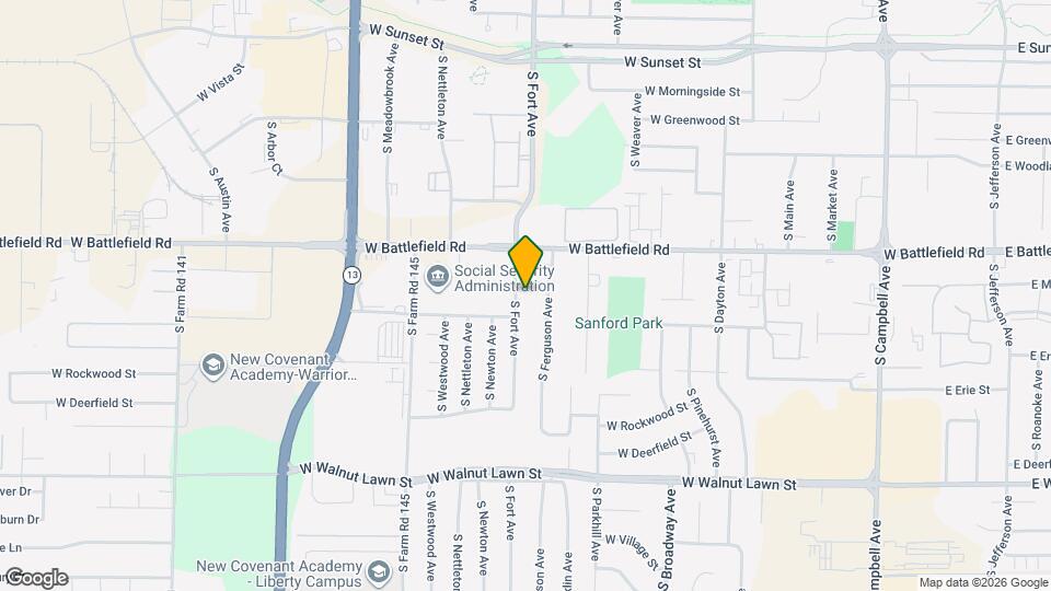 3056 S Fort Ave Map and Location Details