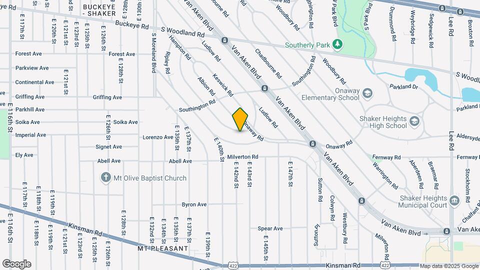 14200 Becket Rd Map and Location Details