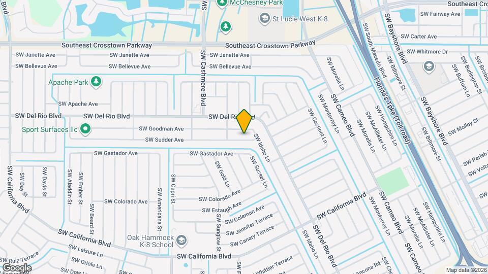 1037 SW Sudder Ave Mapa y Detalles de la Ubicación
