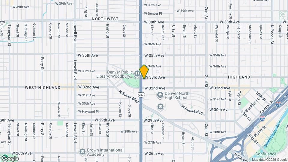 3250 Federal Blvd Map and Location Details