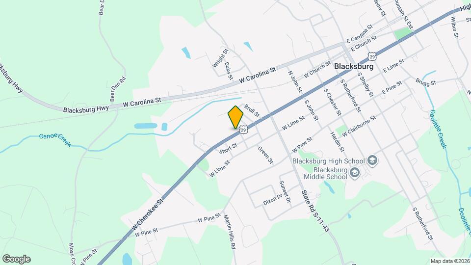 712 W Cherokee St Map and Location Details