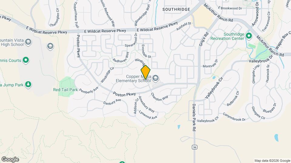 10868 Trotwood Way Map and Location Details