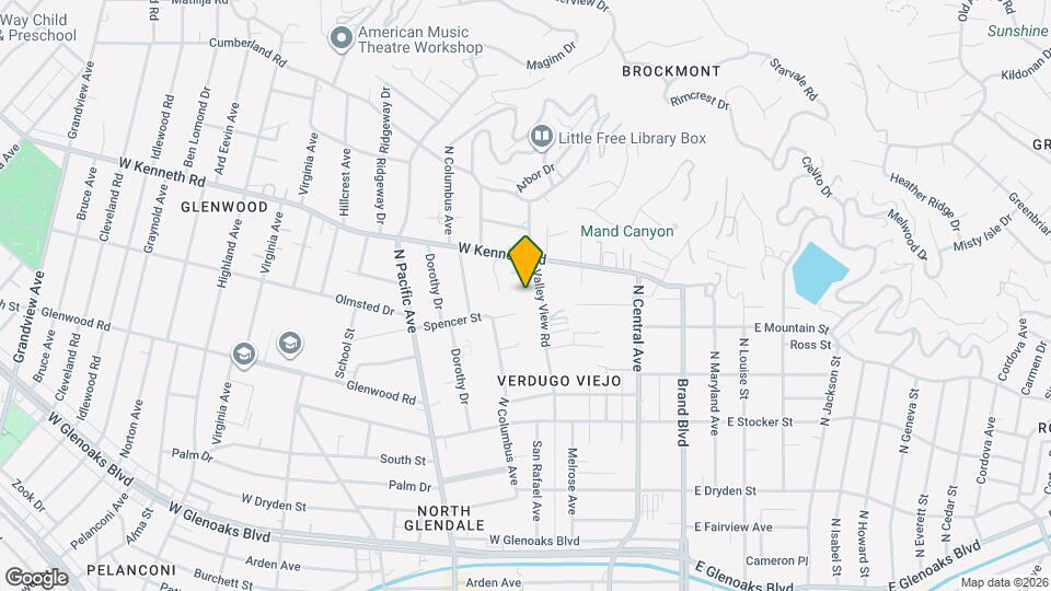1429 Valley View Rd Map and Location Details