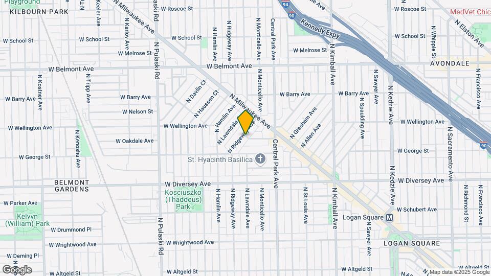 2945 N Ridgeway Ave Map and Location Details