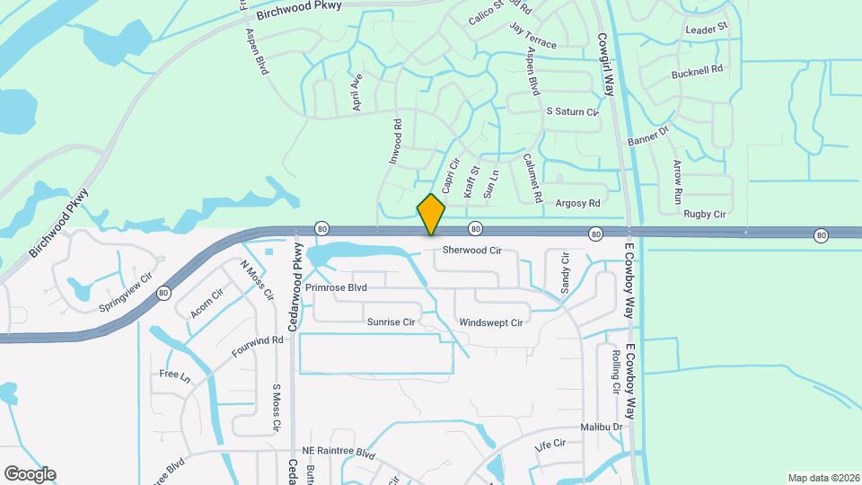 8041 Sherwood Cir Mapa y Detalles de la Ubicación