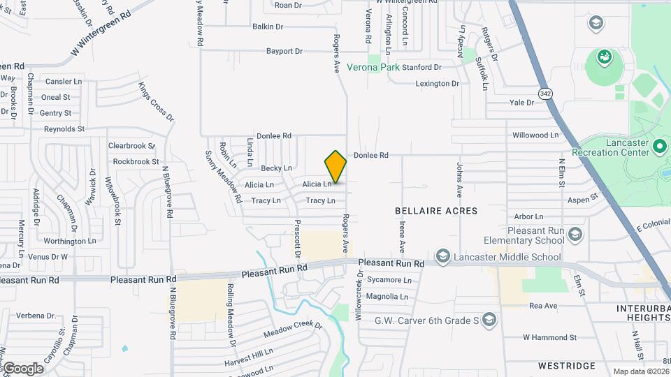 1010 Alicia Ln Map and Location Details