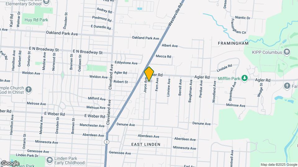 2854 Joyce Ave Mapa y Detalles de la Ubicación