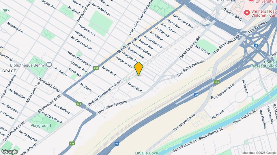 2125 Beaconsfield Av Map and Location Details