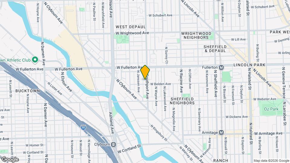 2308 N Southport Ave Map and Location Details