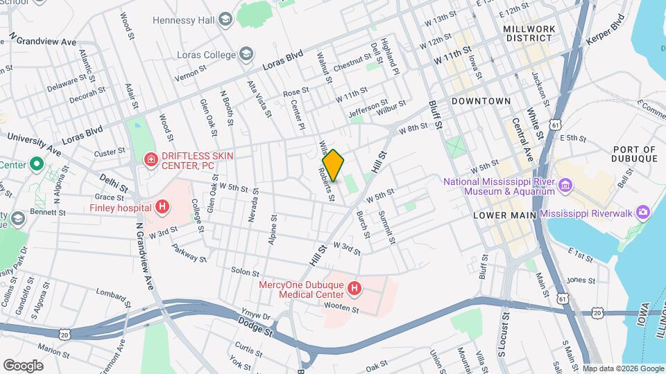 701 Wilson Ave Map and Location Details