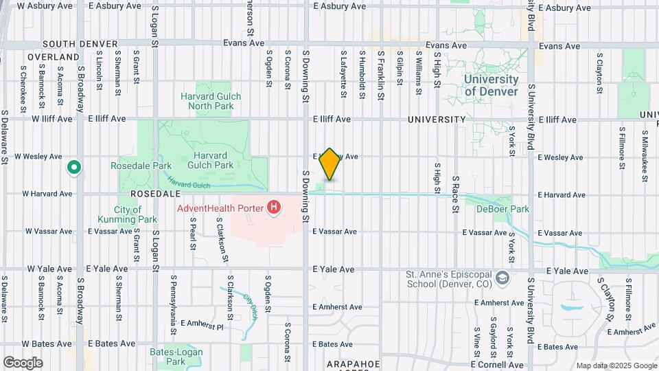 2474 S Marion St-Unit -2476 So Marion St Map and Location Details