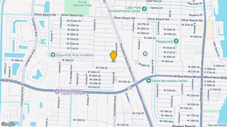 1125 W 28th St Mapa y Detalles de la Ubicación