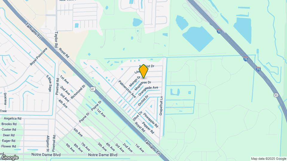 15474 Mapletree Dr Map and Location Details