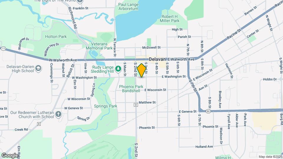 212 E Washington St Map and Location Details