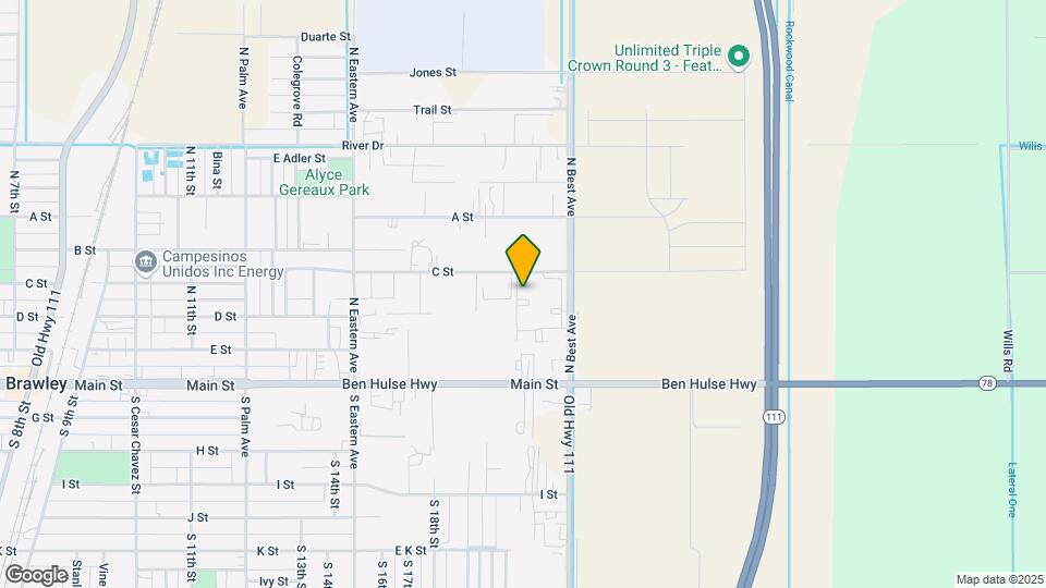 Brawley Family Apartments Map and Location Details