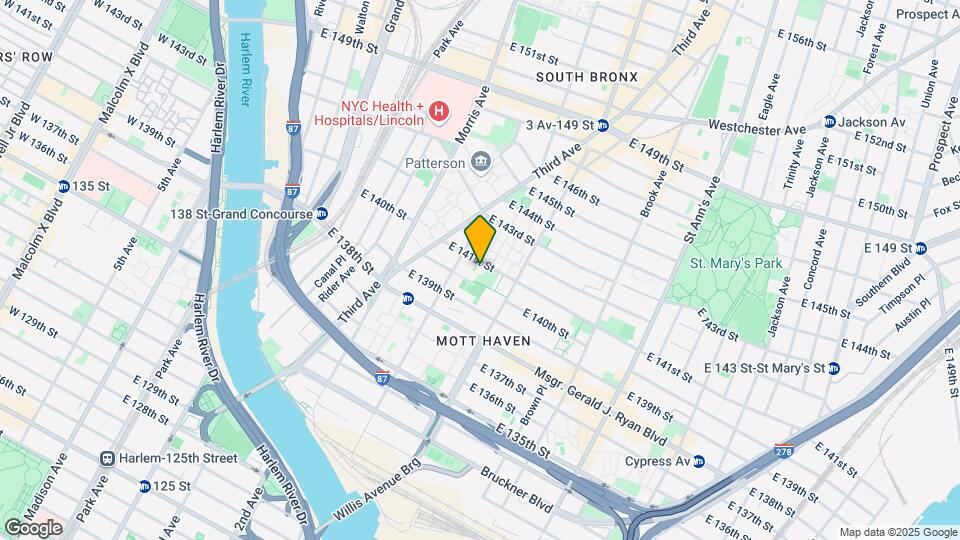 352 E 141st St Map and Location Details
