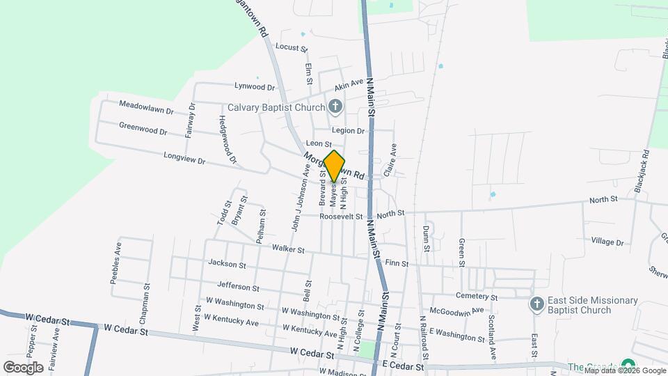 619 Mayes Ln Map and Location Details