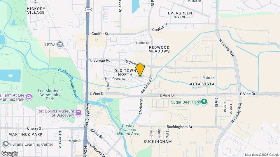 850 Baum St Map and Location Details