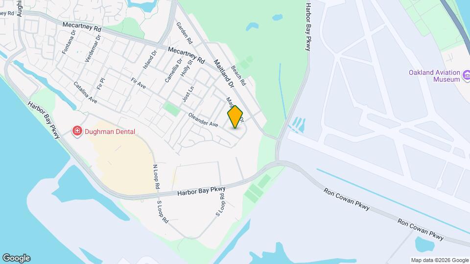 363 Oleander Ave Map and Location Details