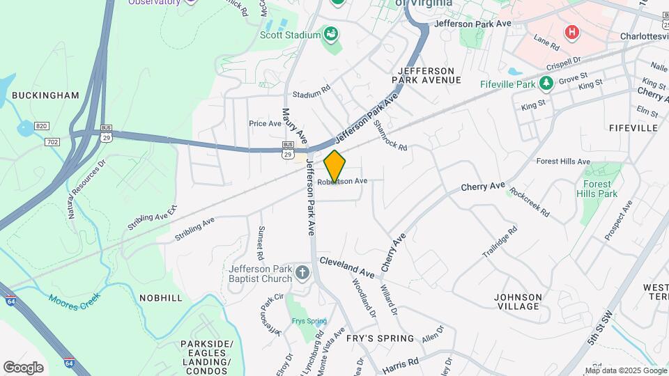 116 Robertson Ave Map and Location Details