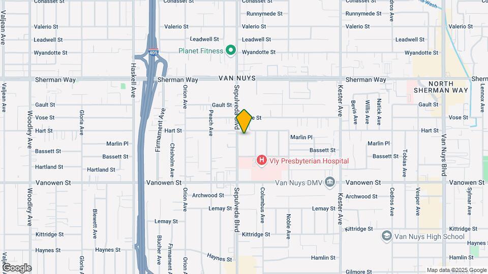 6940 Sepulveda Map and Location Details