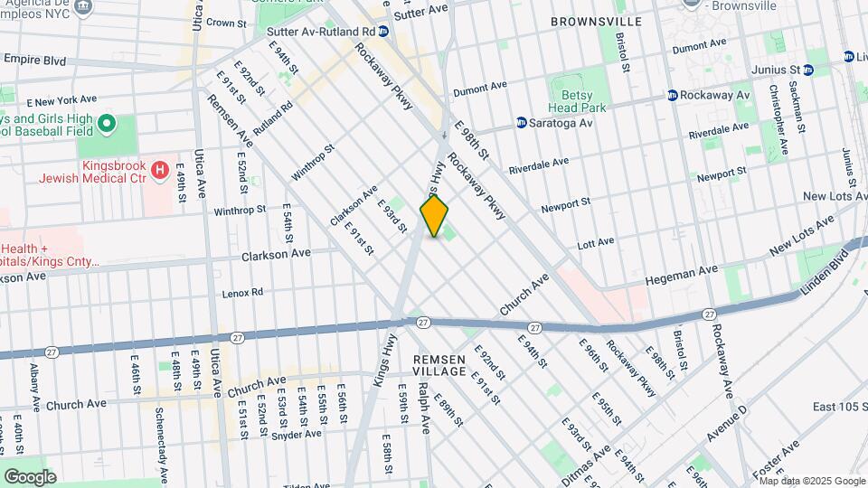 386 E 94th St Map and Location Details