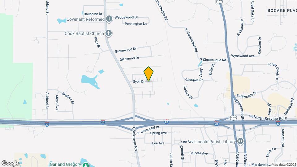 1009 Sybil Dr Map and Location Details