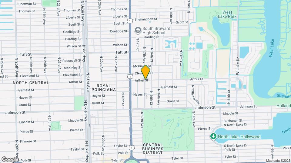 1644 Arthur St Map and Location Details