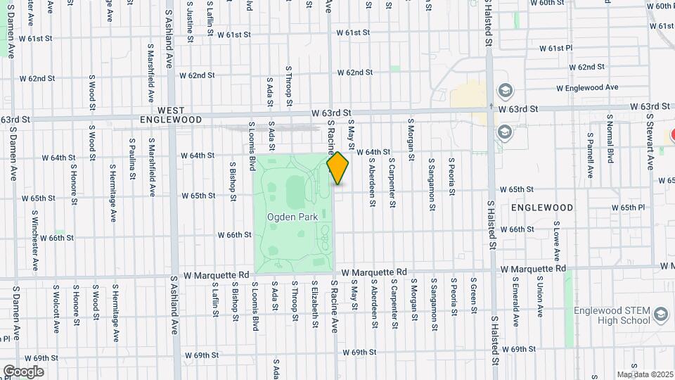 1150 W 65th St Map and Location Details