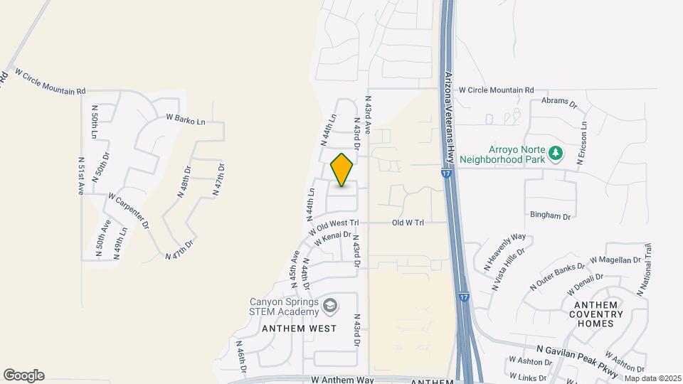 4326 W Aracely Dr Map and Location Details