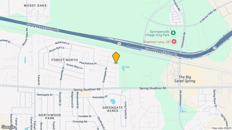 2911 Ribbon Creek Way Map and Location Details