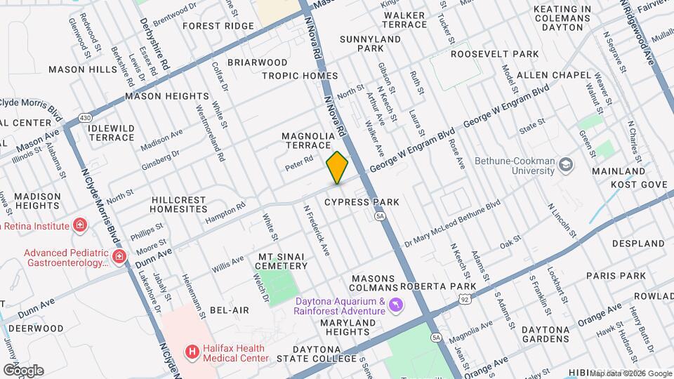 1033 George W Engram Blvd Map and Location Details