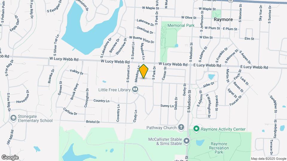 609 Rosehill Dr Map and Location Details